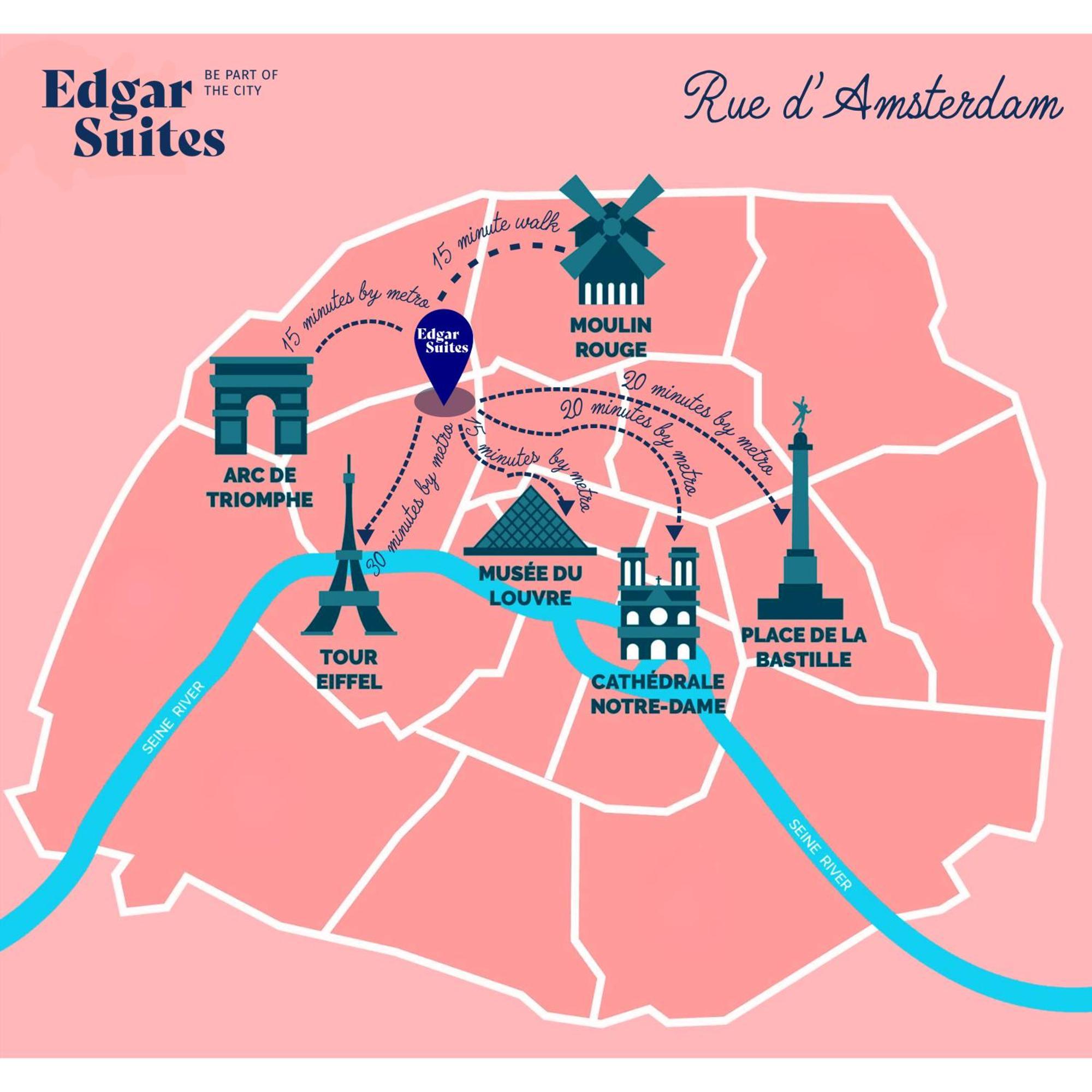Edgar Saint-lazare - Amsterdam 4* Parigi